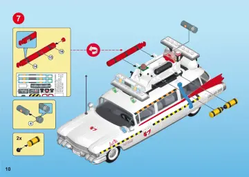 Istruzioni di montaggio Playmobil 70170 - Ghostbusters™ Ecto-1A (10)