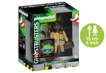 Playmobil 70171 - Ghostbusters™ Συλλεκτική φιγούρα Γουίνστον Ζέντμορ