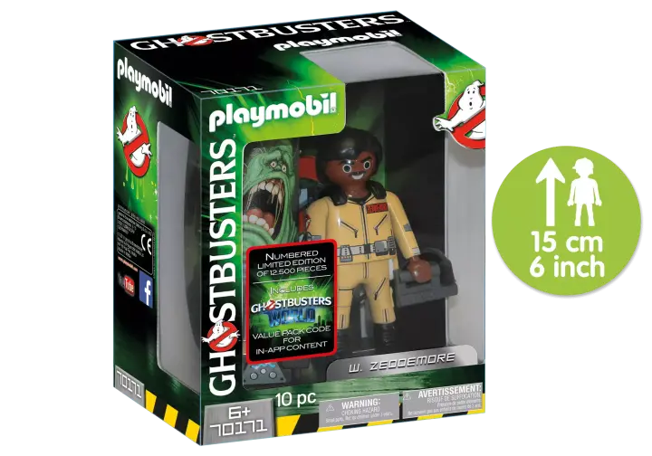 Playmobil 70171 - Ghostbusters™ Συλλεκτική φιγούρα Γουίνστον Ζέντμορ