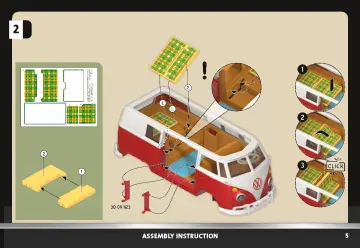 Building instructions Playmobil 70176 - Volkswagen T1 Camping Bus (5)