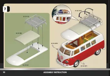 Building instructions Playmobil 70176 - Volkswagen T1 Camping Bus (10)