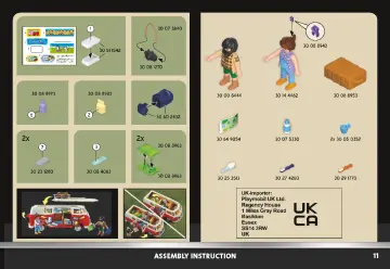 Instrukcje obsługi Playmobil 70176 - Volkswagen T1 Camping Bus (11)