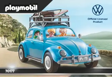 Bygganvisningar Playmobil 70177 - Volkswagen Bubblan (1)