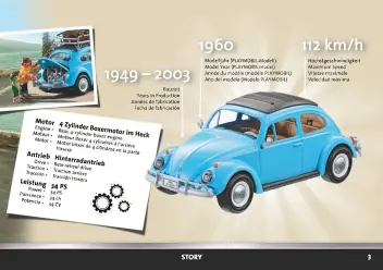 Manual de instruções Playmobil 70177 - Volkswagen Beetle (3)