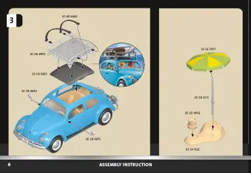 Manuales de instrucciones Playmobil 70177 - Volkswagen Beetle (6)