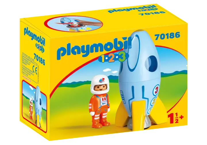 Playmobil 70186 - Astronaut mit Rakete - BOX