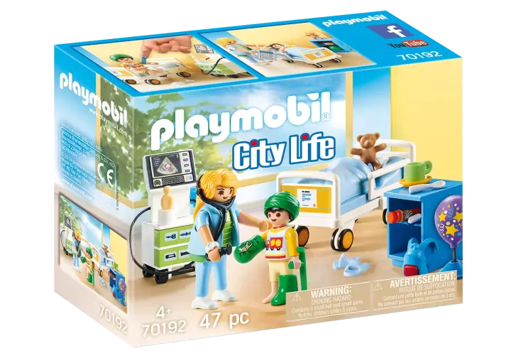 Playmobil 70192 - Szpitalny pokój dziecięcy - BOX