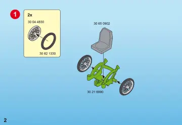 Bouwplannen Playmobil 70193 - Patient in rolstoel (2)