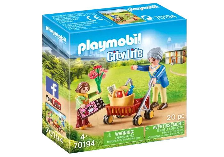 Playmobil 70194 - Oma mit Rollator - BOX