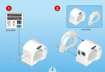 Bauanleitungen Playmobil 70196 - Beim Facharzt: Radiologe (2)