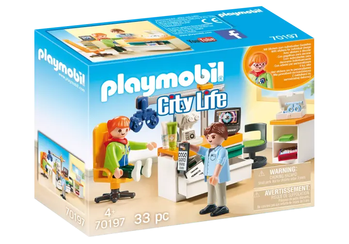 Playmobil 70197 - Beim Facharzt: Augenarzt - BOX