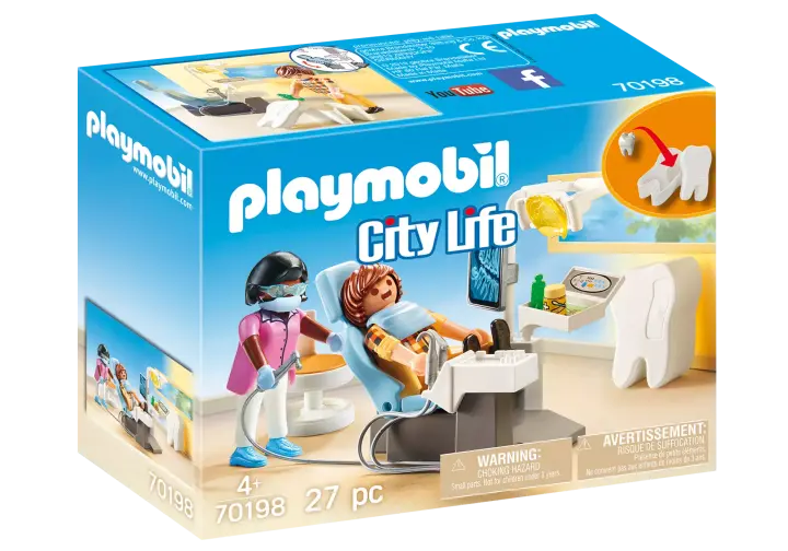 Playmobil 70198 - Beim Facharzt: Zahnarzt - BOX