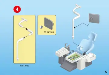 Bauanleitungen Playmobil 70198 - Beim Facharzt: Zahnarzt (5)