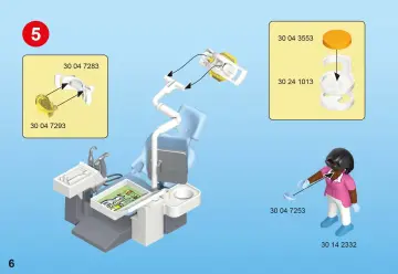 Bauanleitungen Playmobil 70198 - Beim Facharzt: Zahnarzt (6)