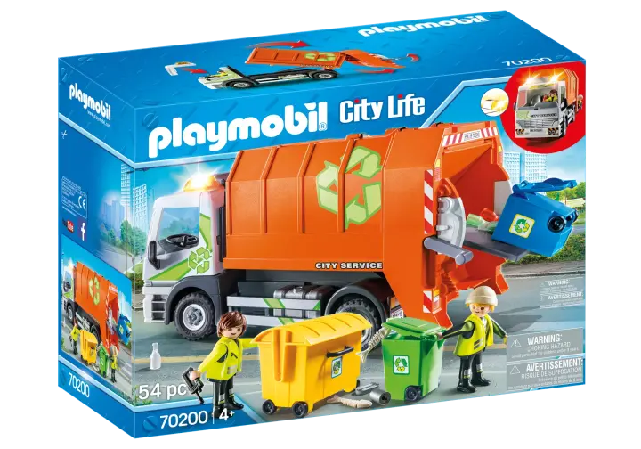 Playmobil 70200 - Camião de Reciclagem - BOX