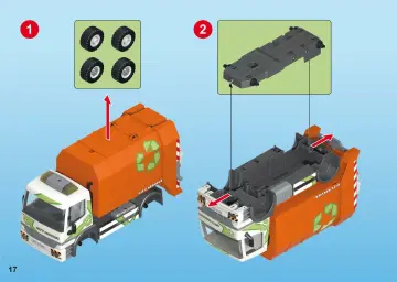 Manual de instruções Playmobil 70200 - Camião de Reciclagem (17)