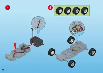 Összeszerelési útmutatók Playmobil 70200 - Szelektív hulladékgyűjtő kukásautó (19)