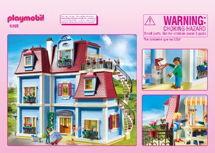 Notices de montage Playmobil 70205 - La maison traditionnelle (1)
