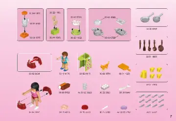 Manuales de instrucciones Playmobil 70206 - Cocina (7)