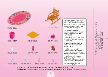 Manual de instruções Playmobil 70210 - Quarto do Bebé (4)