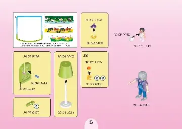 Manual de instruções Playmobil 70210 - Quarto do Bebé (6)