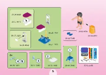 Manual de instruções Playmobil 70211 - Casa de Banho (6)