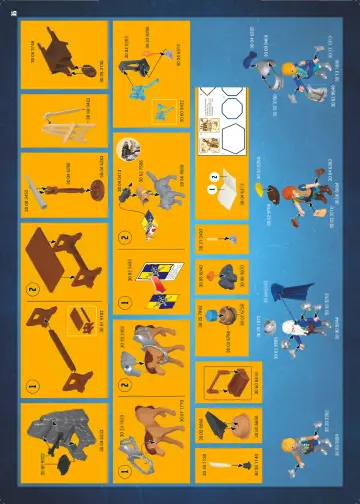 Manual de instruções Playmobil 70220 - Grande Castelo de Novelmore (36)