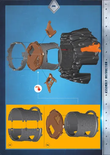 Manual de instruções Playmobil 70221 - Fortaleza dos Bandidos de Burnham (7)