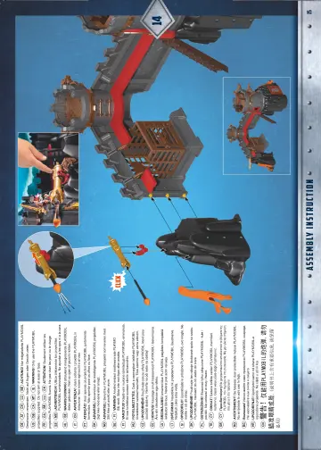 Notices de montage Playmobil 70221 - Forteresse volcanique des Burnham Raiders (15)