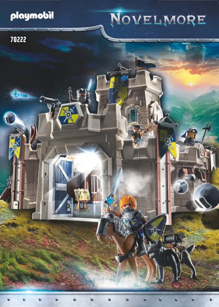 Manual de instruções Playmobil 70222 - Fortaleza de Novelmore (1)