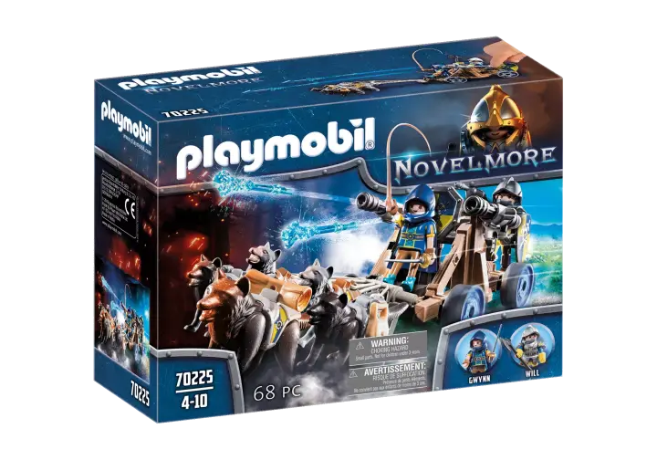 Playmobil 70225 - Novelmore Wolfsgespann und Wasserkanone - BOX