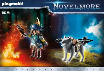 Manuales de instrucciones Playmobil 70229 - Ballestero con Lobo Novelmore (1)