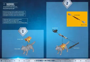 Manuales de instrucciones Playmobil 70229 - Ballestero con Lobo Novelmore (4)