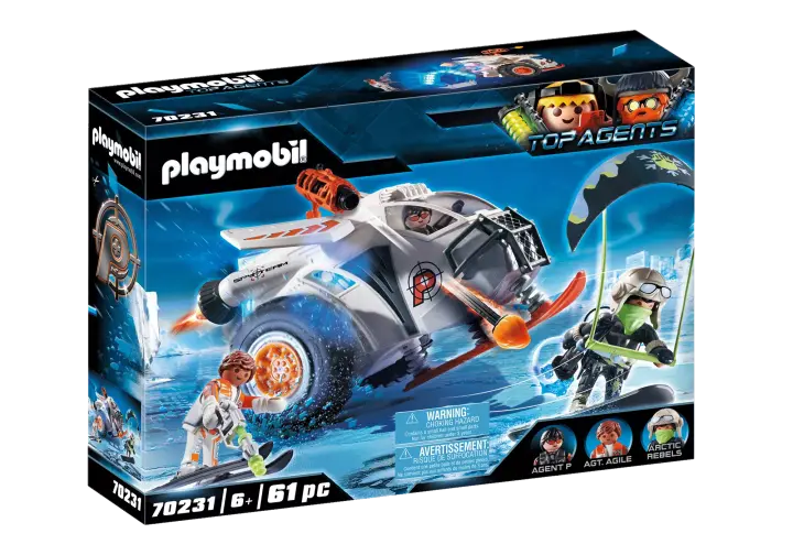 Playmobil 70231 - Snow Glider της Spy Team - BOX