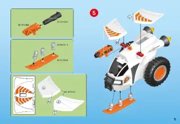 Οδηγίες συναρμολόγησης Playmobil 70231 - Snow Glider της Spy Team (5)