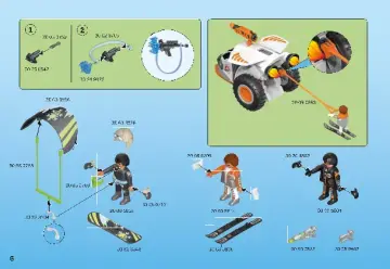 Οδηγίες συναρμολόγησης Playmobil 70231 - Snow Glider της Spy Team (6)