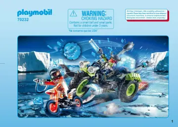 Οδηγίες συναρμολόγησης Playmobil 70232 - Κατασκοπευτικό όχημα πάγου των Arctic Rebels (1)