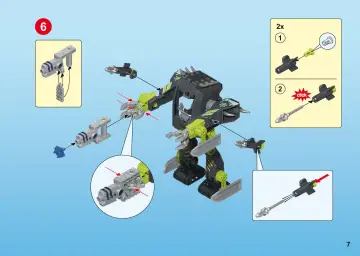 Οδηγίες συναρμολόγησης Playmobil 70233 - Ice Robot των Arctic Rebels (7)