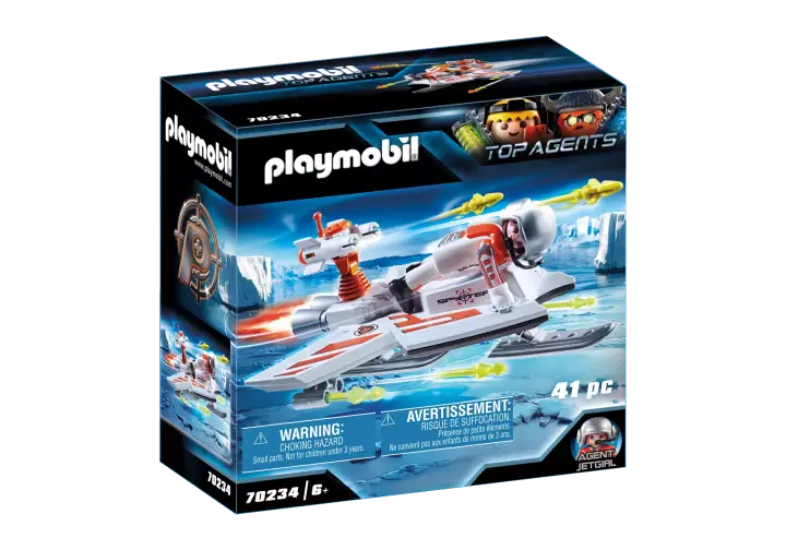 Playmobil 70234 - Ice Jet της Spy Team - BOX