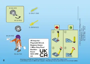 Οδηγίες συναρμολόγησης Playmobil 70234 - Ice Jet της Spy Team (8)