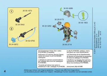 Οδηγίες συναρμολόγησης Playmobil 70235 - Ice Scooter των Arctic Rebels (4)