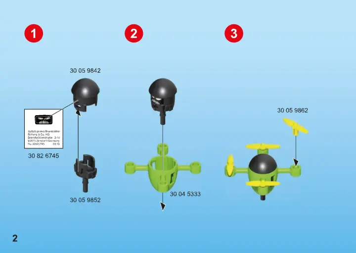 Bauanleitungen Playmobil 70248 - Agent mit Drohne (2)