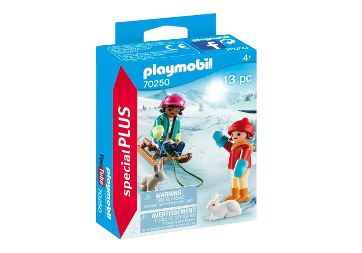 Playmobil 70250 - Παιδάκια με έλκηθρο - BOX