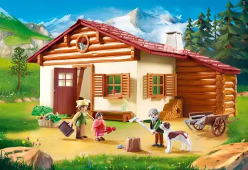 Playmobil 70253 - Η Χάιντι με τον παππού της στην καλύβα τους