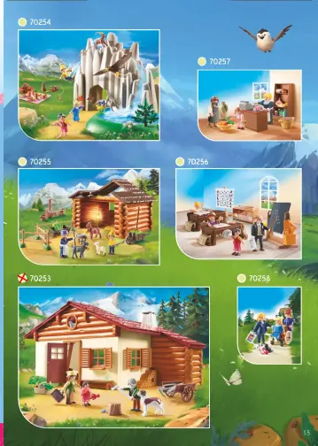 Οδηγίες συναρμολόγησης Playmobil 70253 - Η Χάιντι με τον παππού της στην καλύβα τους (15)