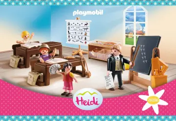 Οδηγίες συναρμολόγησης Playmobil 70256 - Η τάξη της Χάιντι (1)