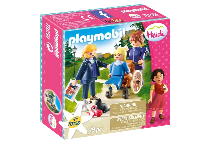 Playmobil 70258 - Clara mit Vater und Fräulein Rottenmeier - BOX