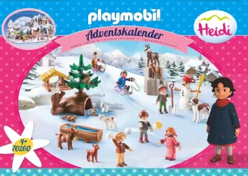 Összeszerelési útmutatók Playmobil 70260 - Adventi naptár - Heidi téli világa (1)