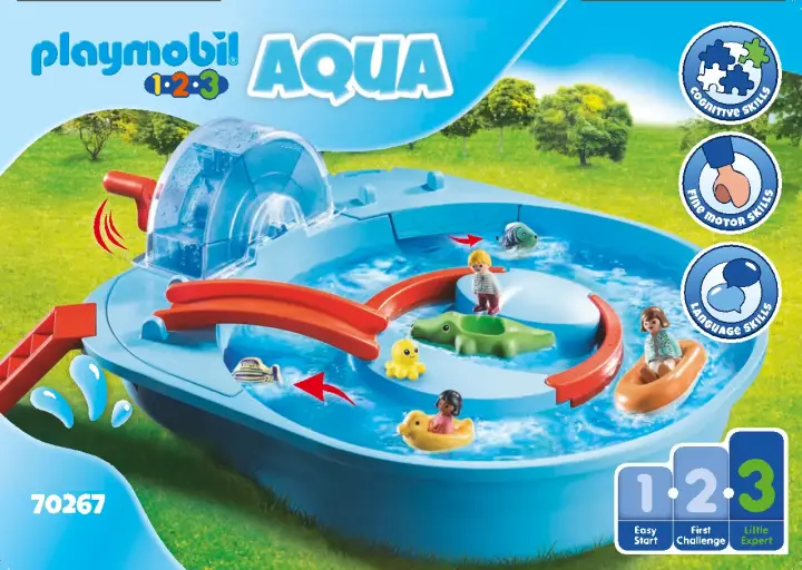 Istruzioni di montaggio Playmobil 70267 - Giostra acquatica (1)