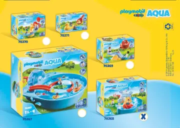 Istruzioni di montaggio Playmobil 70268 - Ruota acquatica con giostrina (16)